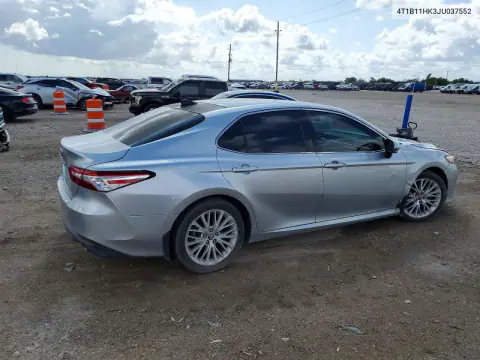 4T1B11HK3JU037552 — 2018 Toyota Camry, фото 3 с аукциона Copart 19.10.2026, Передняя часть
