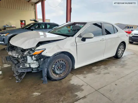 4T1B31HK1KU508772 — 2019 Toyota Camry, Передняя часть, фото до ремонта