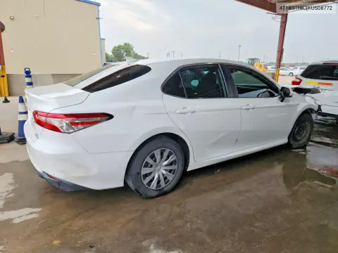 2019 Toyota Camry Le VIN 4T1B31HK1KU508772 фото 3