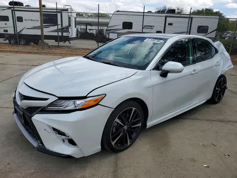 4T1B61HK0KU726080 — 2019 Toyota Camry, Задняя часть (Rear End), фото до ремонта