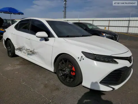 2019 Toyota Camry Le VIN 4T1B11HK7KU254247 фото 4