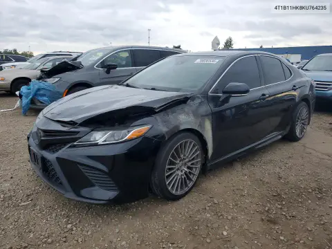 4T1B11HK8KU764235 — 2019 Toyota Camry, Пожар, фото до ремонта
