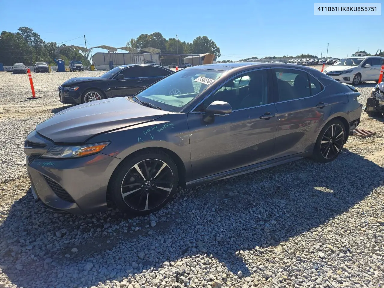 4T1B61HK8KU855751 Toyota Camry 2019 — повреждение Задняя часть, фото до ремонта