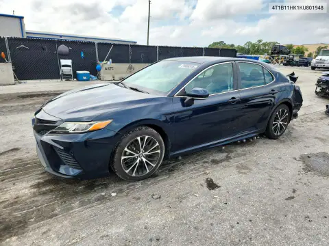 2019 Toyota Camry Se VIN 4T1B11HK1KU801948 фото 1