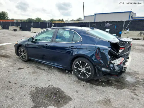 2019 Toyota Camry Se VIN 4T1B11HK1KU801948 фото 2
