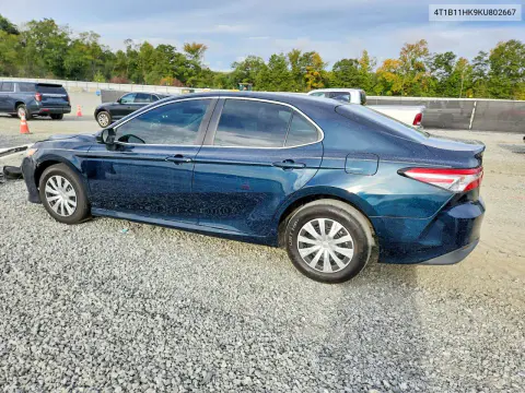 2019 Toyota Camry L VIN 4T1B11HK9KU802667 фото 2
