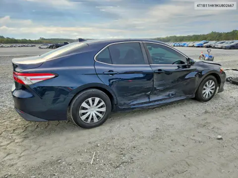 2019 Toyota Camry L VIN 4T1B11HK9KU802667 фото 3