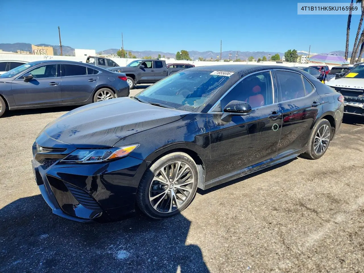 2019 Toyota Camry Se VIN 4T1B11HK5KU165969 фото 1