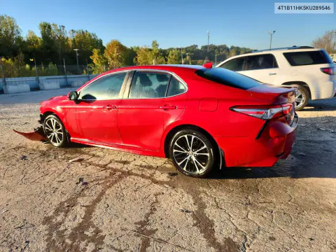 2019 Toyota Camry Se VIN 4T1B11HK5KU289546 фото 2
