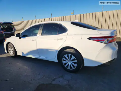 2019 Toyota Camry Le VIN 4T1B31HKXKU008822 фото 2