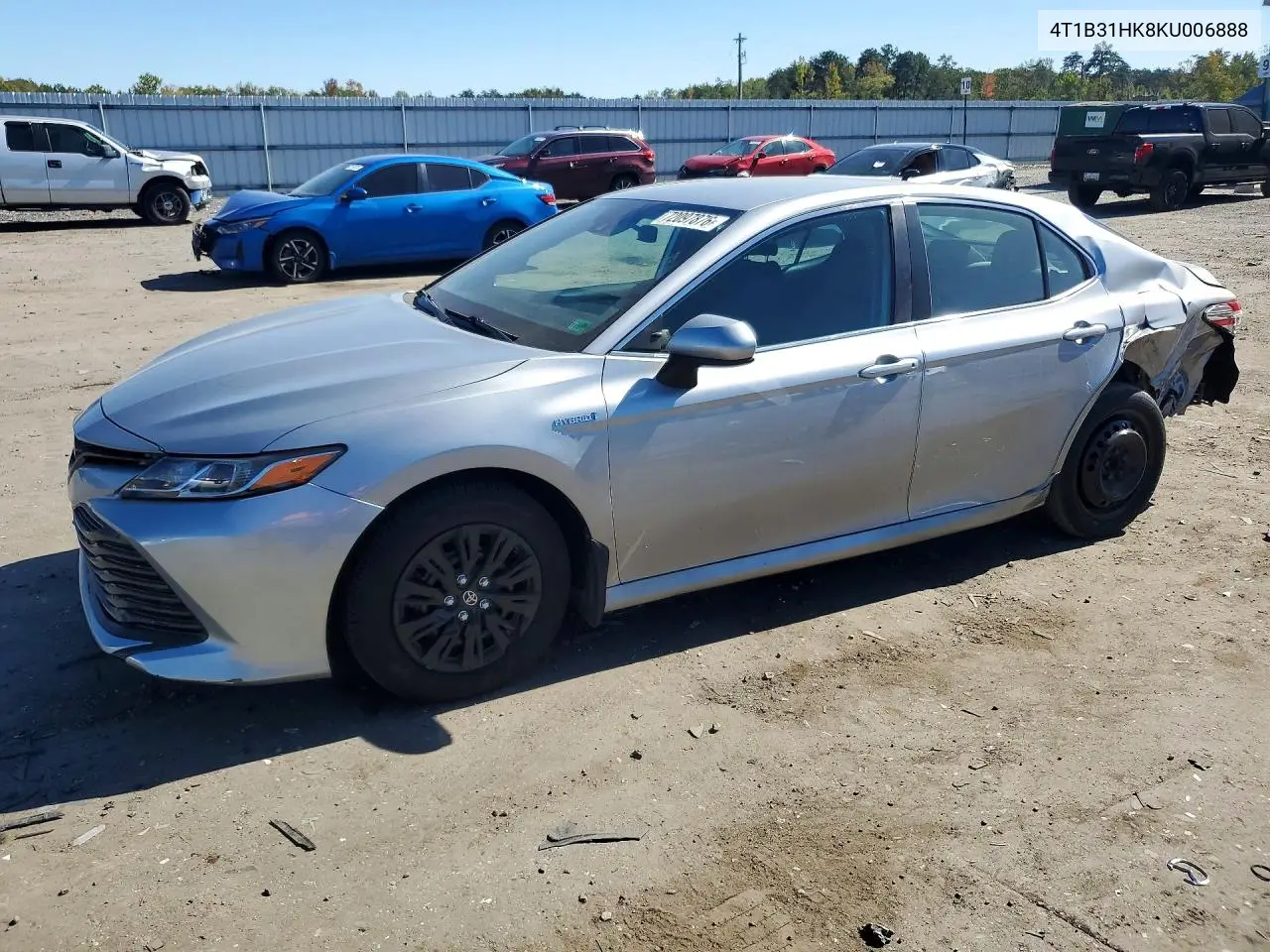 2019 Toyota Camry Le VIN 4T1B31HK8KU006888 фото 1