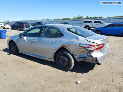 2019 Toyota Camry Le VIN 4T1B31HK8KU006888 фото 2