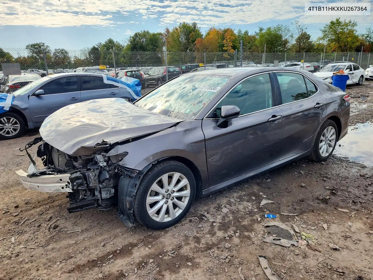 4T1B11HKXKU267364 Toyota Camry 2019 — повреждение Передняя часть, фото до ремонта