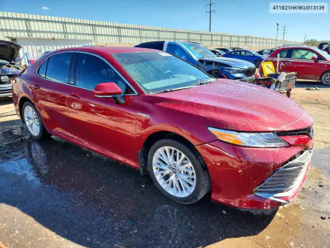 2019 Toyota Camry Hybrid Xle VIN 4T1B21HK9KU013139 фото 4