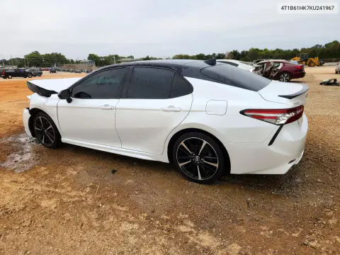 2019 Toyota Camry Xse VIN 4T1B61HK7KU241967 фото 2