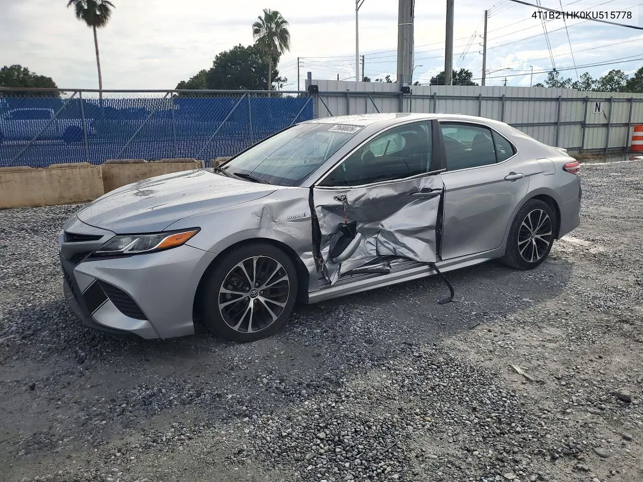2019 Toyota Camry Hybrid Se VIN 4T1B21HK0KU515778 фото 1