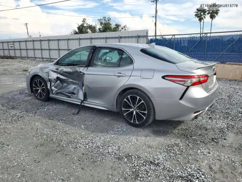 2019 Toyota Camry Hybrid Se VIN 4T1B21HK0KU515778 фото 2