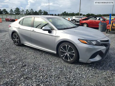 2019 Toyota Camry Hybrid Se VIN 4T1B21HK0KU515778 фото 4