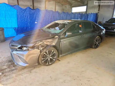 4T1B11HK6KU247001 — 2019 Toyota Camry, Верхняя часть / Крыша, фото до ремонта
