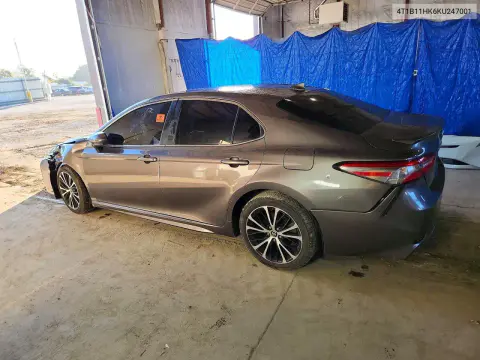 2019 Toyota Camry Se VIN 4T1B11HK6KU247001 фото 2