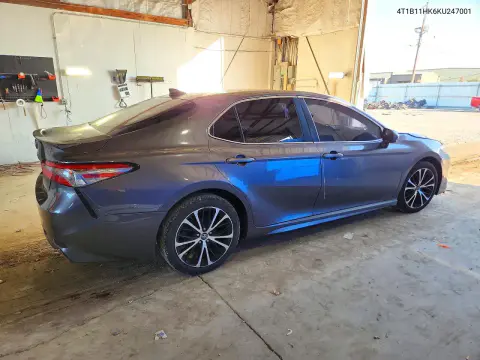 2019 Toyota Camry Se VIN 4T1B11HK6KU247001 фото 3
