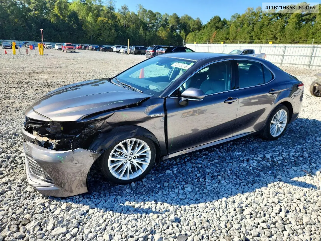 4T1B21HK6KU519169 Toyota Camry 2019 — повреждение Передняя часть, фото до ремонта