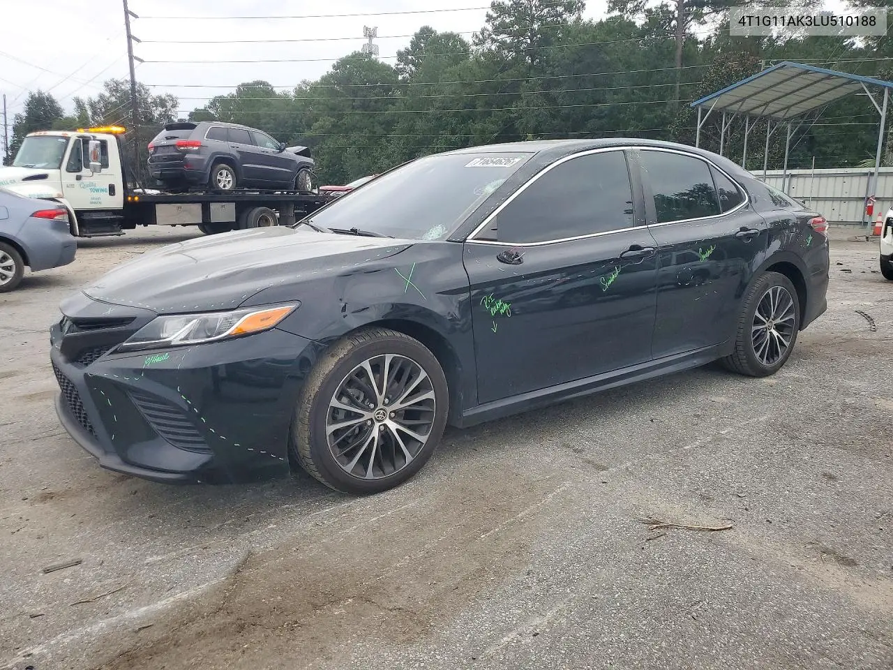 2020 Toyota Camry Se VIN 4T1G11AK3LU510188 фото 1