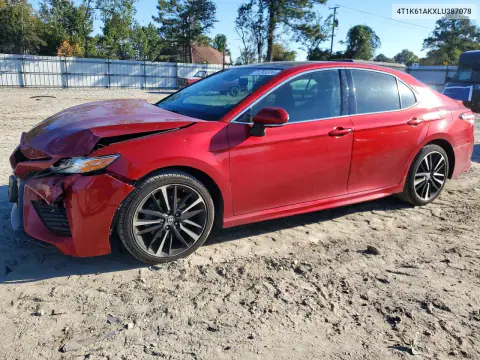 2020 Toyota Camry Xse VIN 4T1K61AKXLU387078 фото 1
