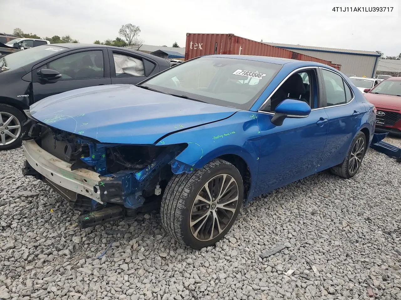2020 Toyota Camry Se VIN 4T1J11AK1LU393717 фото 1