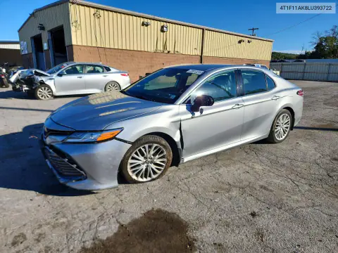 2020 Toyota Camry Xle VIN 4T1F11AK8LU393722 фото 1