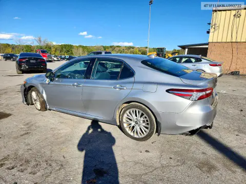 2020 Toyota Camry Xle VIN 4T1F11AK8LU393722 фото 2