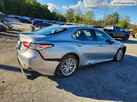 2020 Toyota Camry Xle VIN 4T1F11AK8LU393722 фото 3