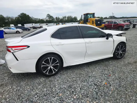 2020 Toyota Camry Se VIN 4T1G11AK4LU947407 фото 3