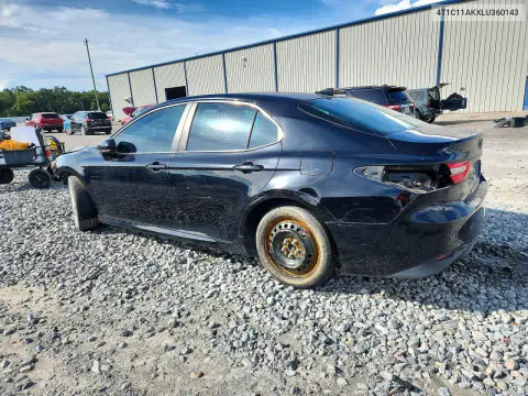 2020 Toyota Camry Le VIN 4T1C11AKXLU360143 фото 2