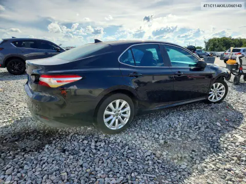 2020 Toyota Camry Le VIN 4T1C11AKXLU360143 фото 3