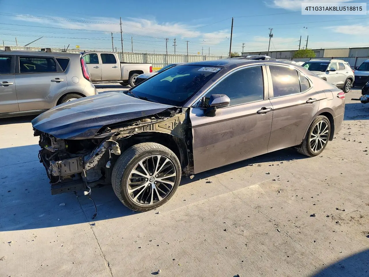 2020 Toyota Camry Se VIN 4T1G31AK8LU518815 фото 1