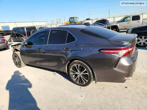 2020 Toyota Camry Se VIN 4T1G31AK8LU518815 фото 2