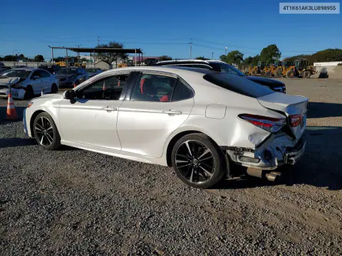 2020 Toyota Camry Xse VIN 4T1K61AK3LU898955 фото 2