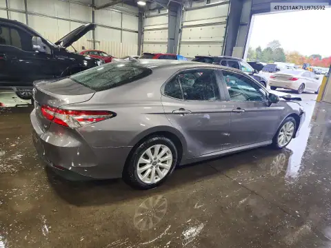 4T1C11AK7LU976592 — 2020 Toyota Camry, фото 3 с аукциона Copart, Передняя часть