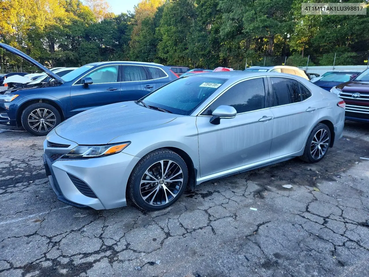4T1M11AK1LU398817 Toyota Camry 2020 — повреждение Задняя часть, фото до ремонта