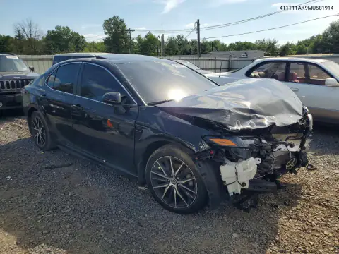 4T1T11AK9MU581914 — 2021 Toyota Camry, фото 4 с аукциона Copart, Повреждения со всех сторон