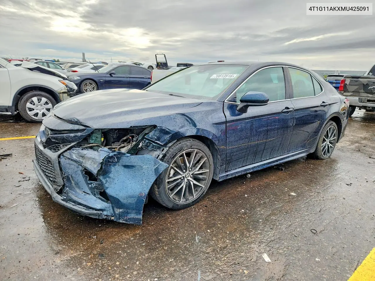 2021 Toyota Camry Se VIN 4T1G11AKXMU425091 фото 1