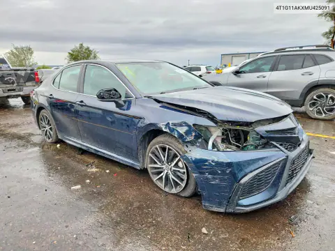 2021 Toyota Camry Se VIN 4T1G11AKXMU425091 фото 4
