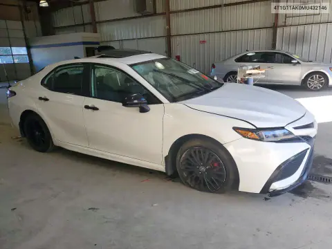 2021 Toyota Camry Se Nightshade VIN 4T1G11AK0MU432146 фото 4