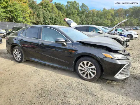 2021 Toyota Camry Le VIN 4T1C11AK6MU440976 фото 4