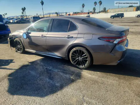 2021 Toyota Camry Xse VIN 4T1K61AK9MU604668 фото 2