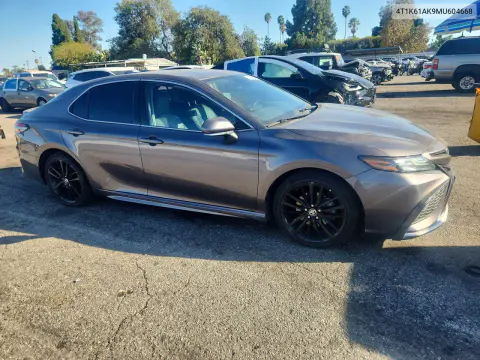 2021 Toyota Camry Xse VIN 4T1K61AK9MU604668 фото 4