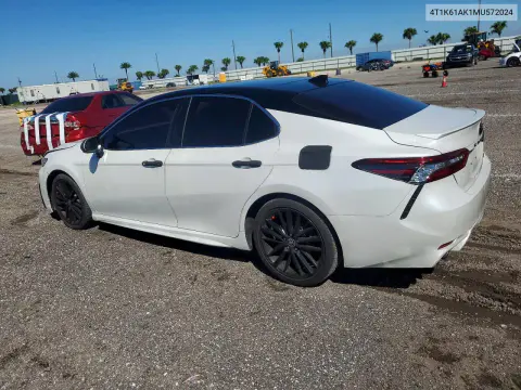 2021 Toyota Camry Xse VIN 4T1K61AK1MU572024 фото 2