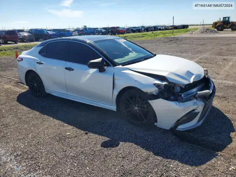2021 Toyota Camry Xse VIN 4T1K61AK1MU572024 фото 4