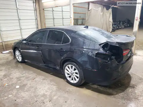 4T1C11AKXMU458459 — 2021 Toyota Camry, фото 2 с аукциона Copart, Задняя часть